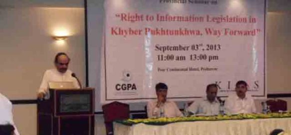 Seminar on RTI legislation in KP - Way Forward - CGPA Gallery Picutres