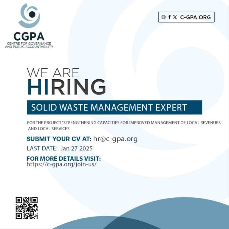 FOR THE PROJECT “STRENGTHENING CAPACITIES FOR IMPROVED MANAGEMENT OF LOCAL REVENUES AND LOCAL SERVICES - Waste Chacterization