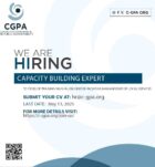 CAPACITY BUILDING EXPERT TO DEVELOP - CGPA JOB
